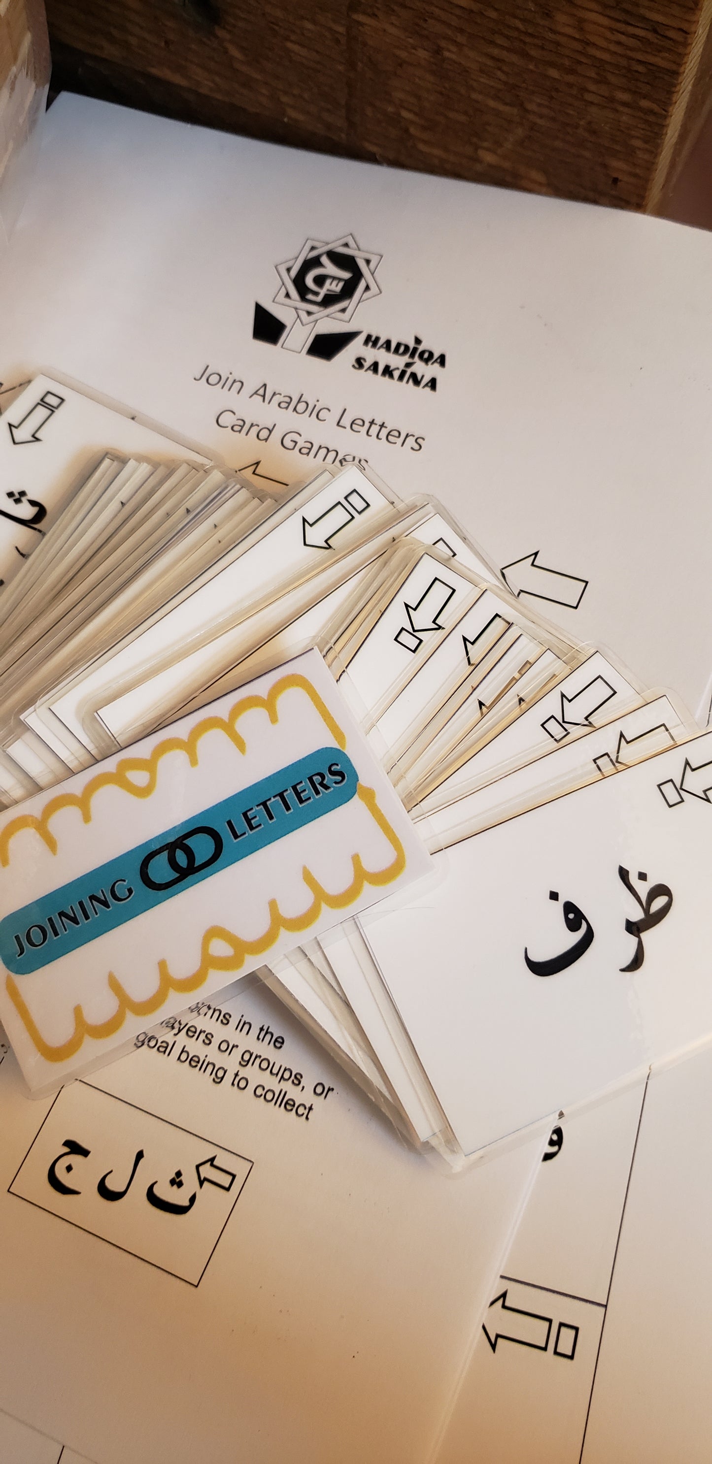 Joining Letters Card Game