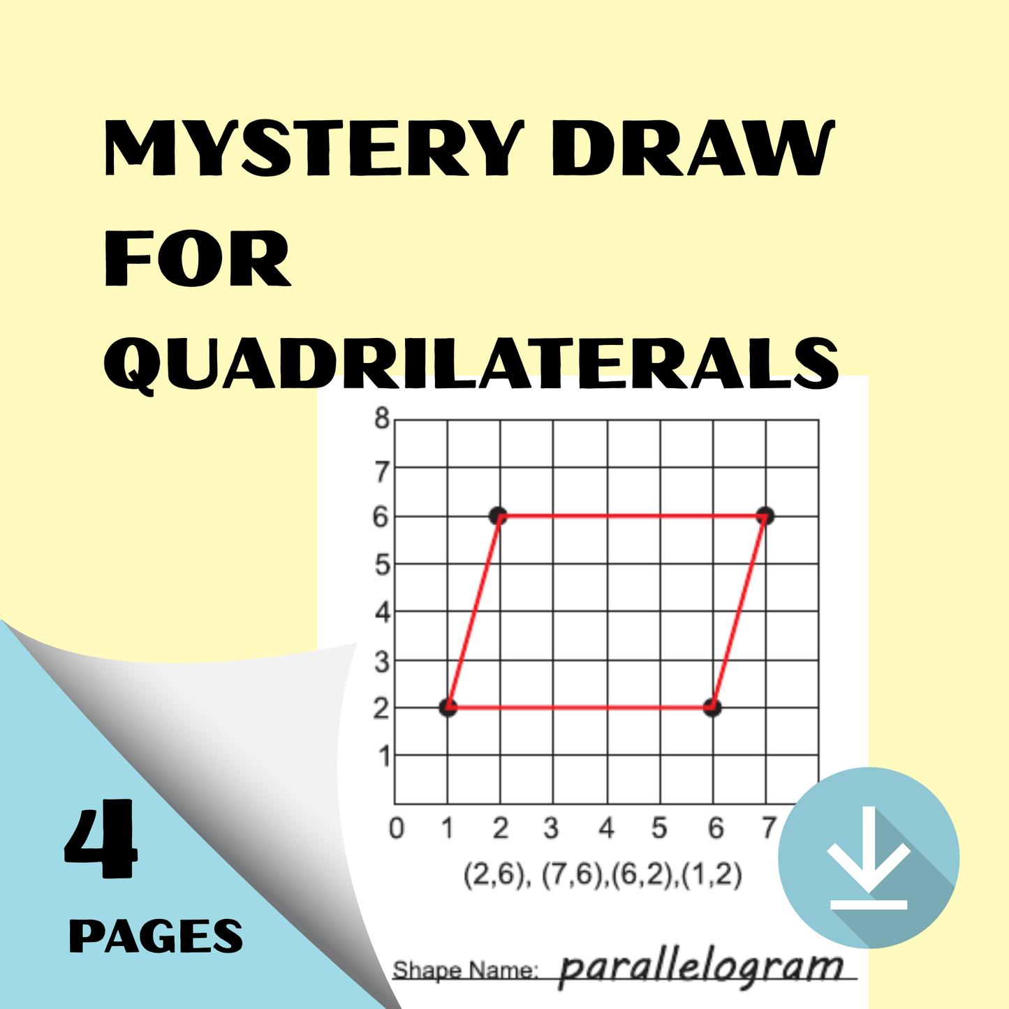 Mystery Draw for Quadrilaterals