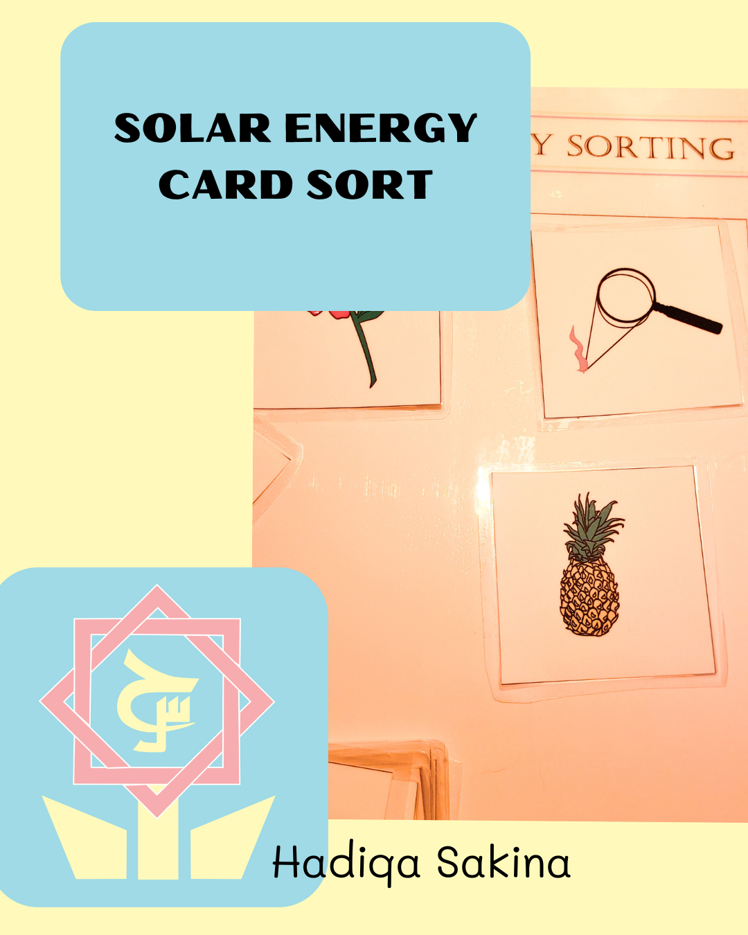 Solar Energy Cut and Paste Card Sort