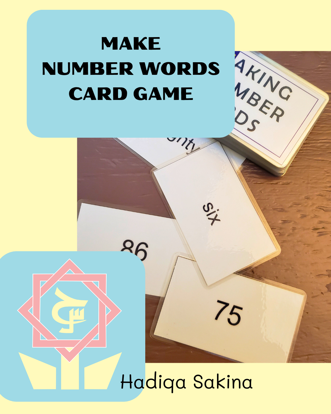 Make Number Words to 100 Card Game