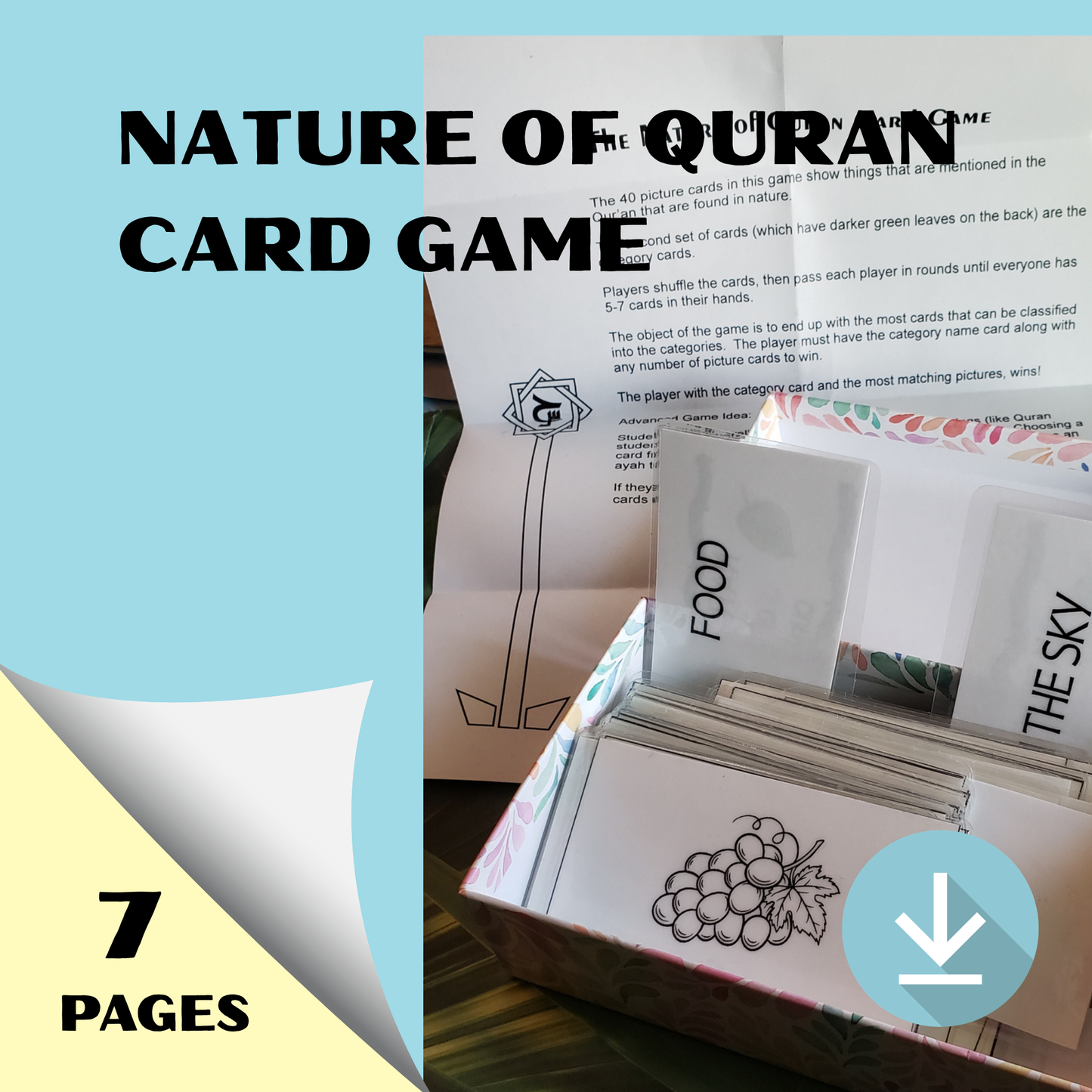 Nature of Quran Card Game PDF