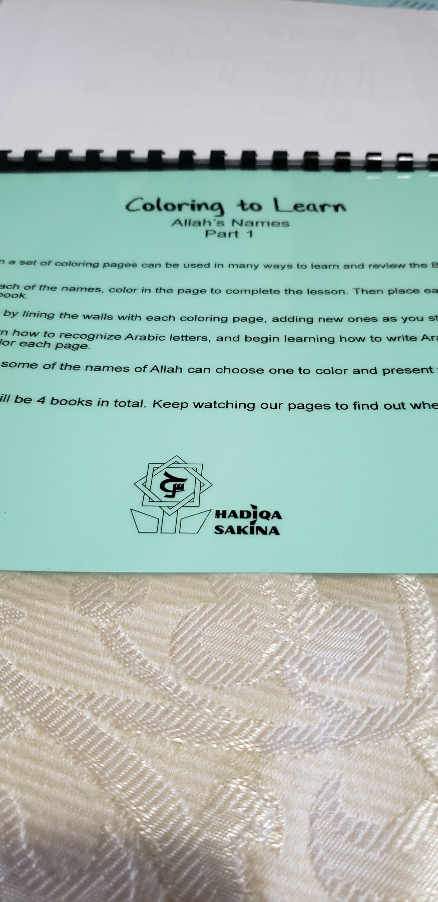 Color to Learn Allah's Names Print Book 1